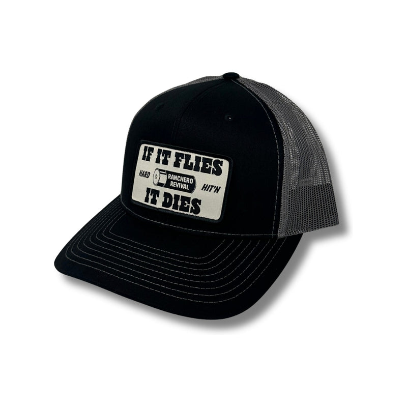 Hard Hit'n Mesh Hat – Black/Charcoal