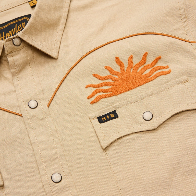 Crosscut Deluxe Snapshirt – El Sol: Gold