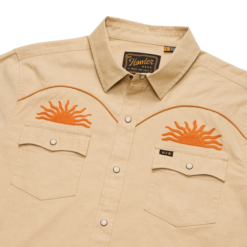 Crosscut Deluxe Snapshirt – El Sol: Gold