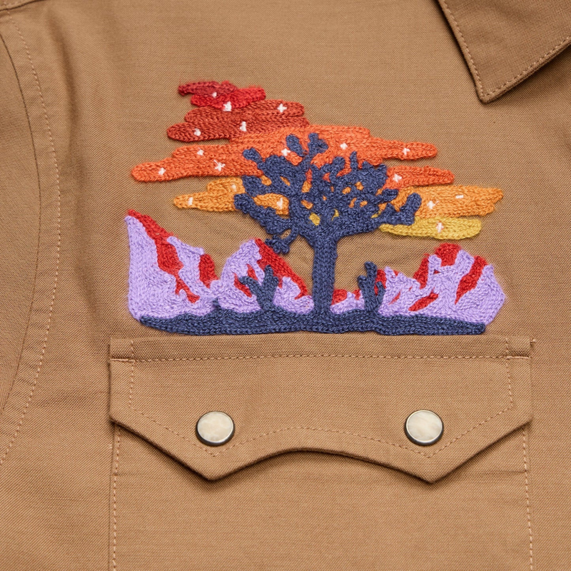 Crosscut Deluxe Snapshirt – Yuccas Driftwood