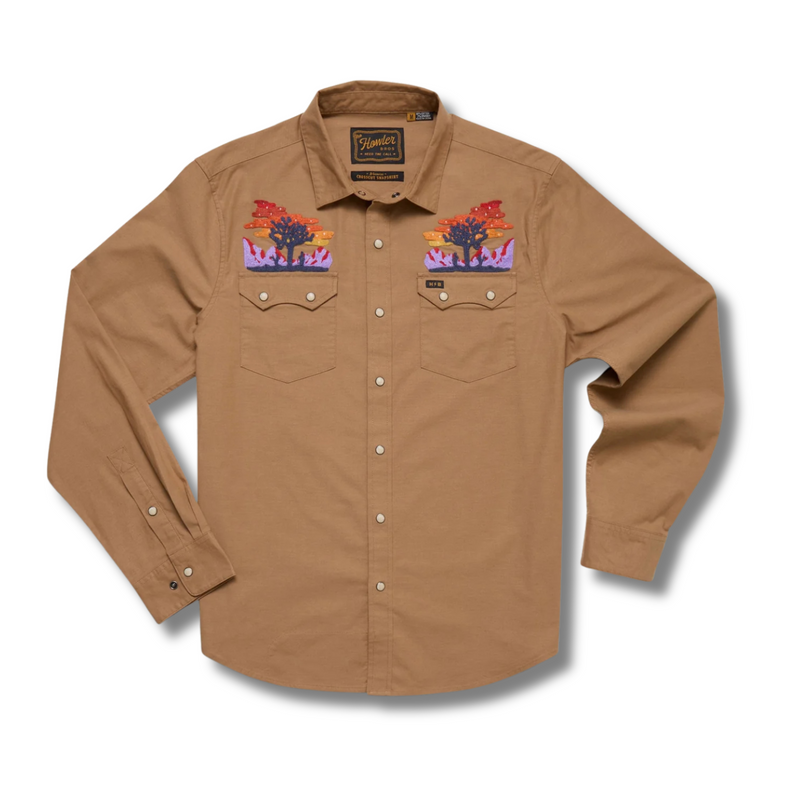 Crosscut Deluxe Snapshirt – Yuccas Driftwood
