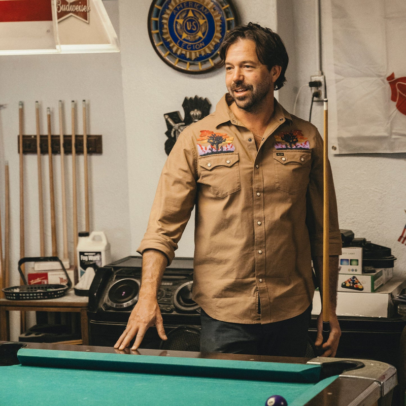 Crosscut Deluxe Snapshirt – Yuccas Driftwood