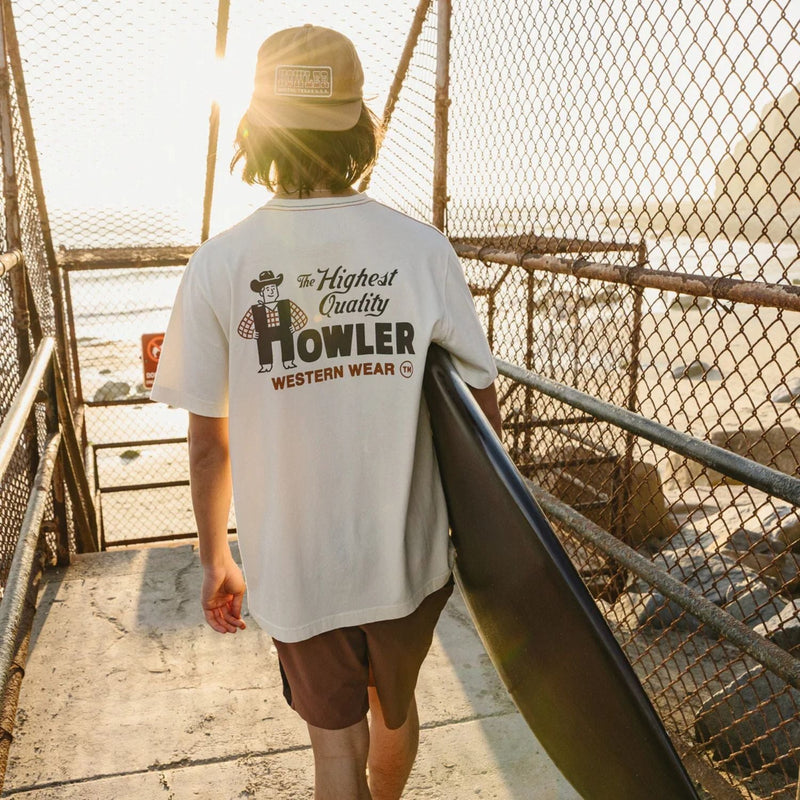 Cotton T-Shirt : Howler Western Wear – Natural