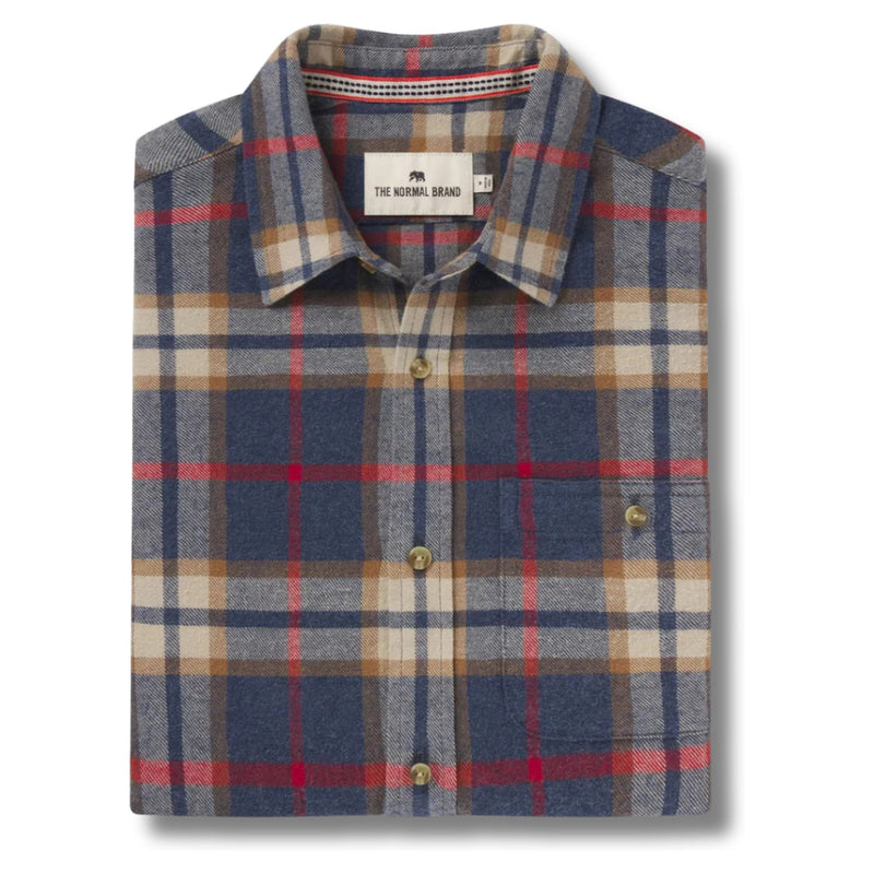 Hudson Double Brushed Flannel – Eventide Plaid
