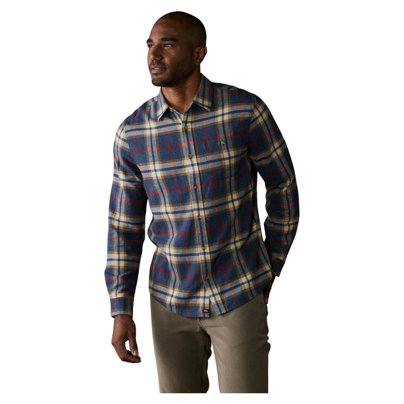 Hudson Double Brushed Flannel – Eventide Plaid