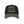 Front view of Huega House Circuit Hat in Army Green and Black featuring tonal Circuit logo embroidery on a structured army green crown with a black flat brim