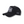 Side view of Huega House Circuit Hat in Black showing sleek mid-profile silhouette, tonal stitching, and clean design lines