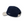 Back view of Huega House Circuit Hat in Natural and Navy with adjustable snapback closure and contrast panel design