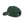Back view of Huega House Moments Hat in Pine Green with adjustable strap and metal buckle closure for a secure fit