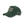 Side view of Huega House Moments Hat in Pine Green showing a mid-profile fit, tonal stitching, and breathable fabric construction