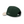 Back view of Huega House Trademark Hat in Natural and Green with adjustable strap closure and tonal stitching