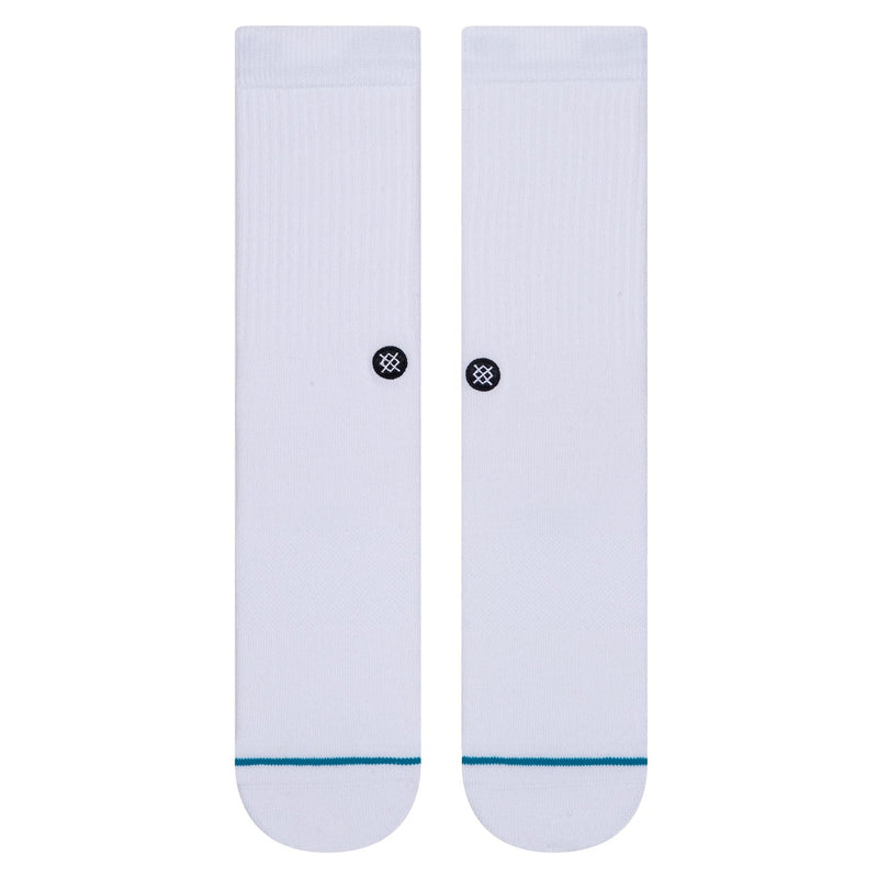 Icon Crew Socks – White/ Black