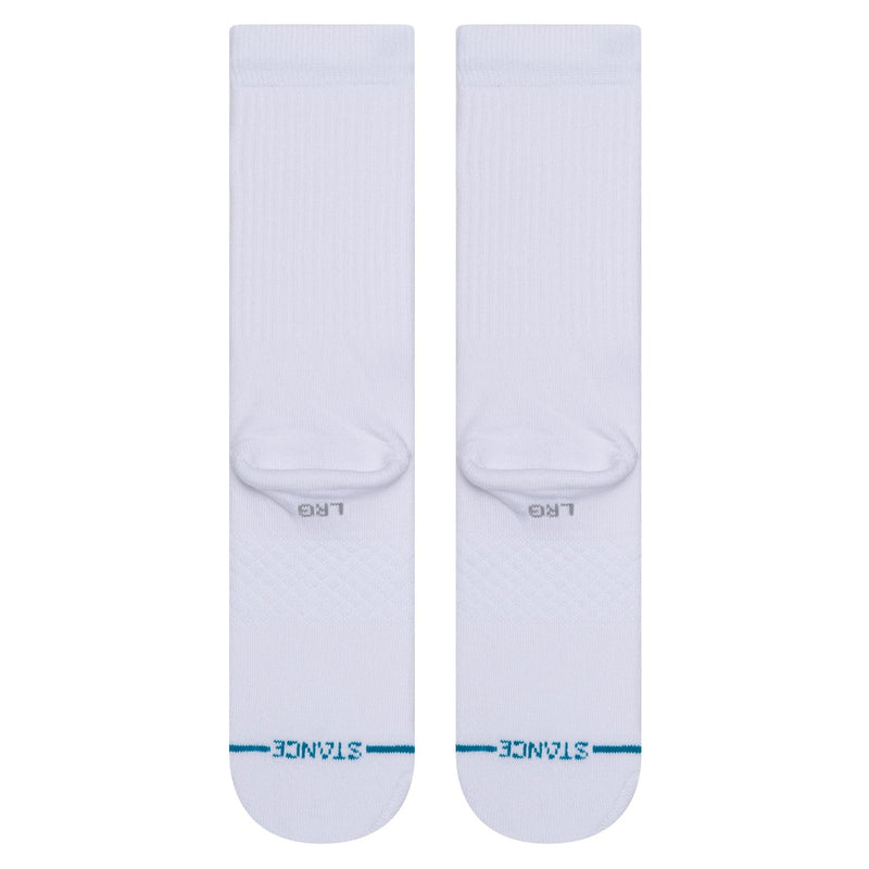 Icon Crew Socks – White/ Black