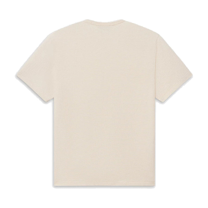 Jacquard Stripe Tee – CREAM