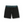 Front view of Jetty Holgate Boardshort in black featuring a lace-up waistband and clean, modern fit