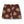 Back view of OAS Terry Shorts in Mocha Ember with a single back pocket and color-blocked terry construction