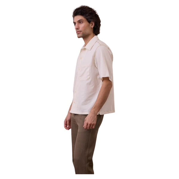 Khushi Camp Shirt Handsewn - Rooster 