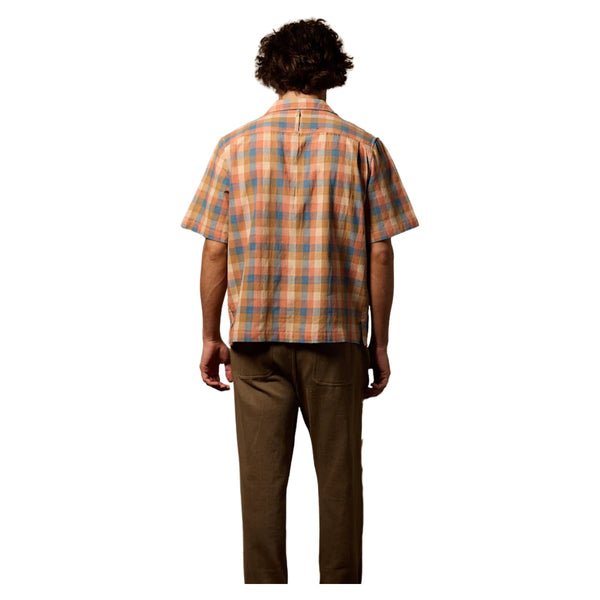 Khushi Camp Shirt Plaid Multi - Rooster 