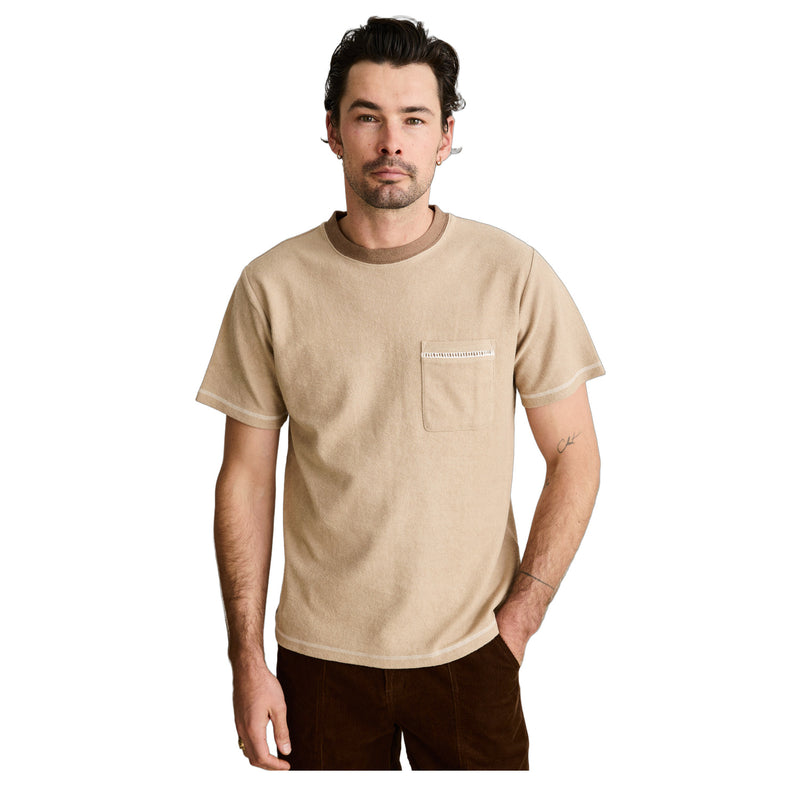 Ladder Vintage Terry SS Shirt – Color: Sand
