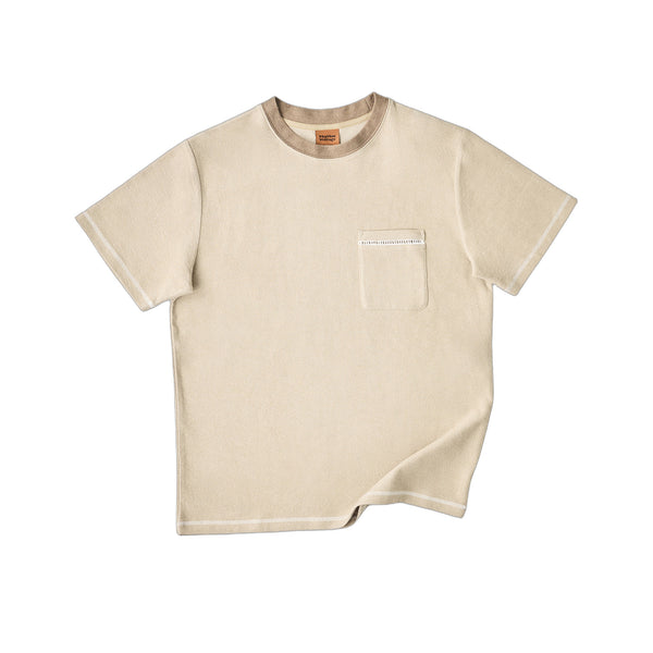Ladder Vintage Terry SS Shirt – Color: Sand