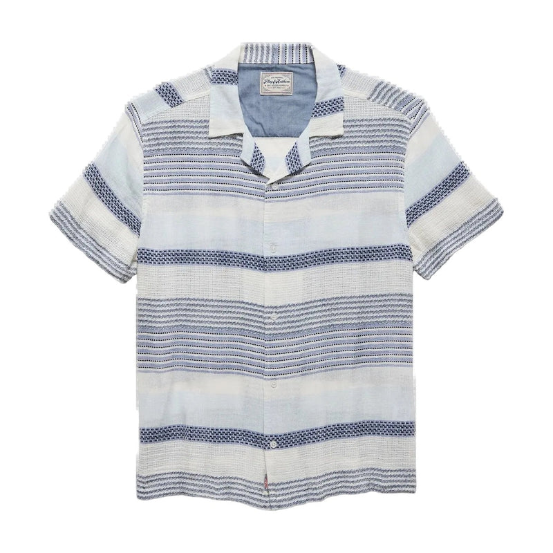 Lakesite SS Textured Stripe Shirt – WHBLNY
