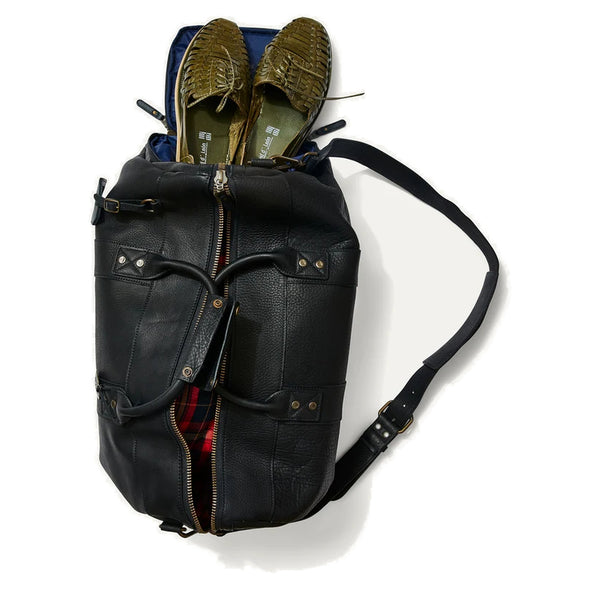 Leather Atticus Shoe Duffle – Color: Black