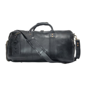Leather Atticus Shoe Duffle – Black