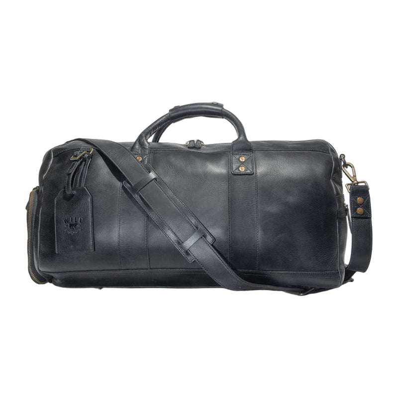 Leather Atticus Shoe Duffle – Color: Black