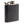 Leather & Stainless Steel Flask – Color: Black