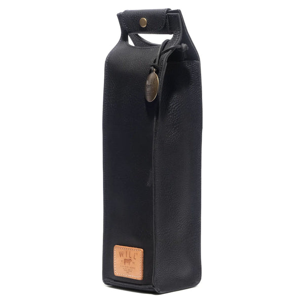 Leather Wine Bottle Holder - Rooster 