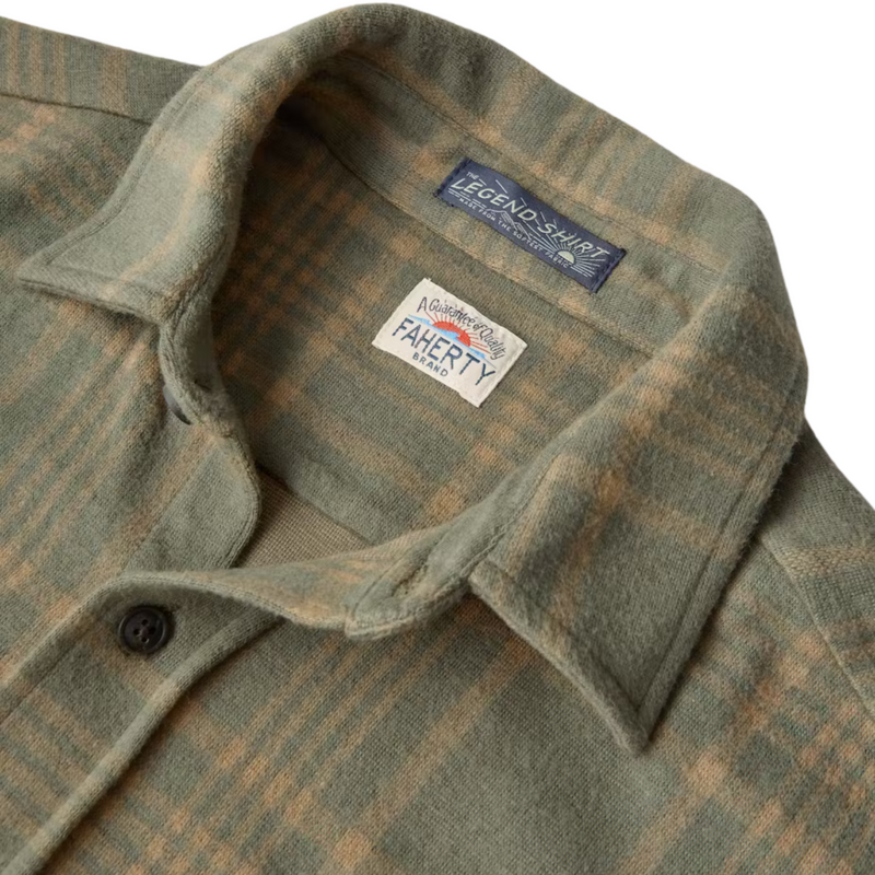 Legend Sweater Shirt – Woodland Olive Plaid