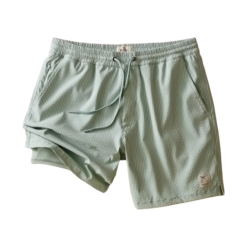 Lined Sport & Swim Short 6" – Iceberg Stripe