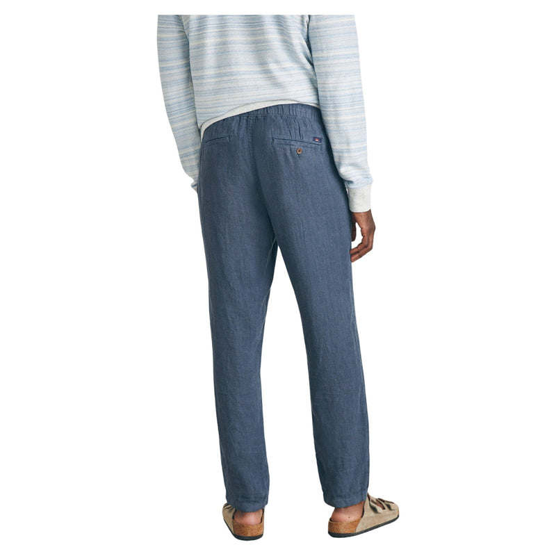 Linen Drawstring Pant – Look Out Navy
