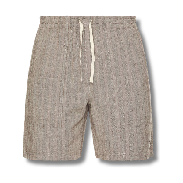Linen Stripe Fatigue Jam - Rooster 