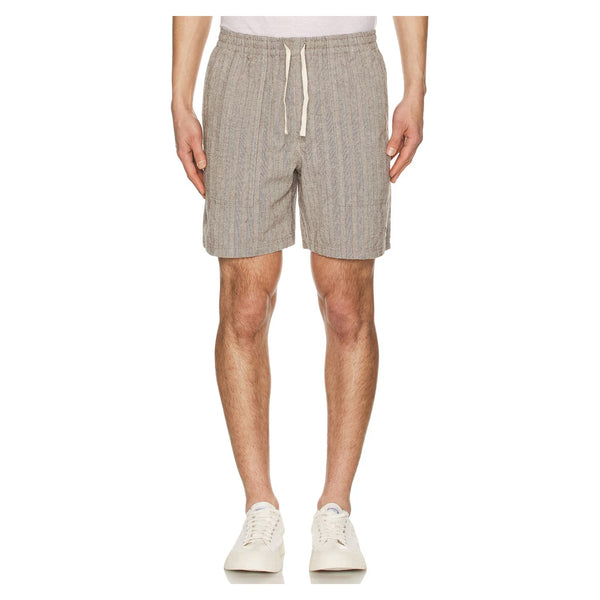 Linen Stripe Fatigue Jam - Rooster 