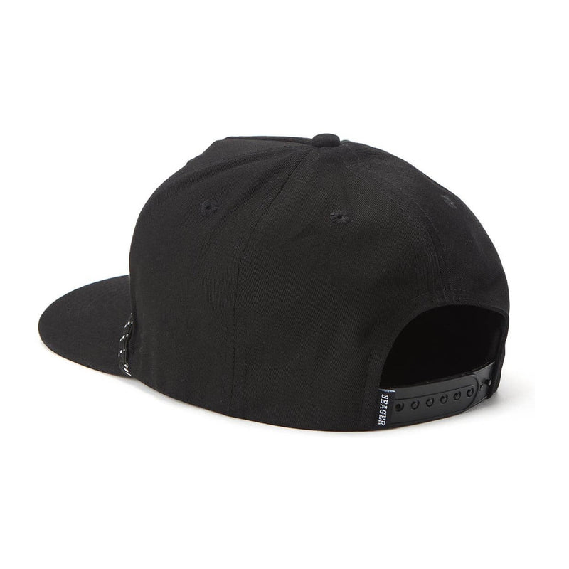 Los Rios Canvas Snapback – Black