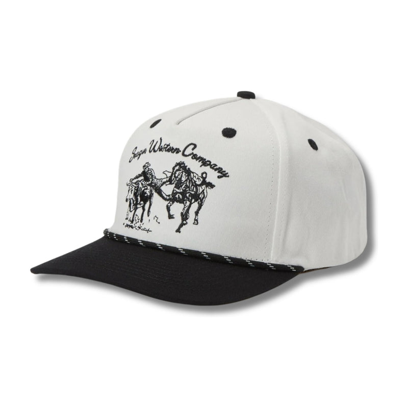 Los Rios Canvas Snapback – Cream/Black