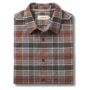 Louis Heavyweight Flannel Overshirt – Spiced Brandy