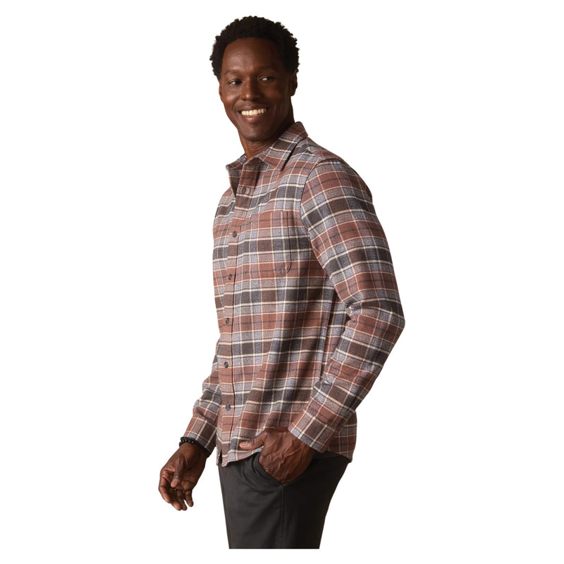 Louis Heavyweight Flannel Overshirt – Spiced Brandy