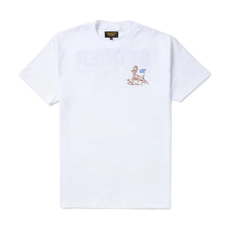 Lucky Buck Tee – White