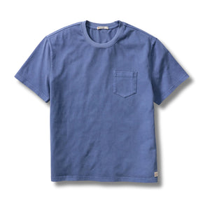Luxe 250 Relaxed Pocket Tee – Coastal Fjord