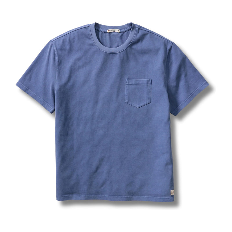 Luxe 250 Relaxed Pocket Tee – Coastal Fjord