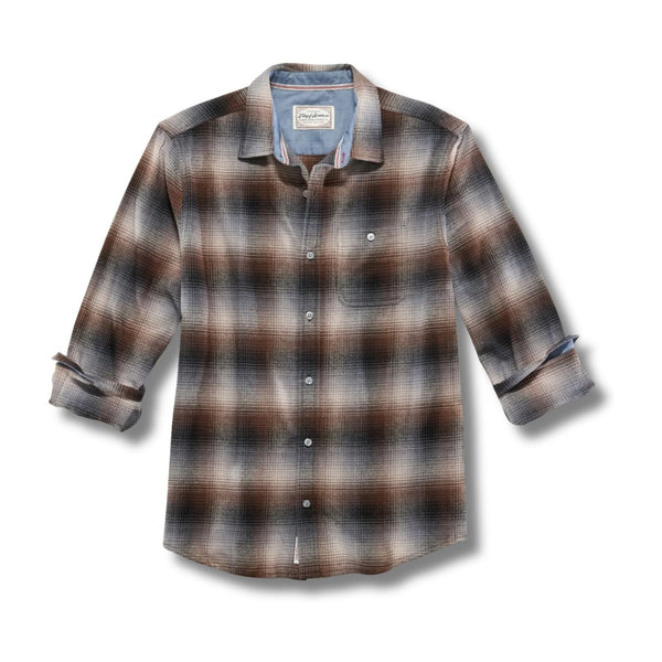 Lyman Ombre Flannel Shirt - Rooster 