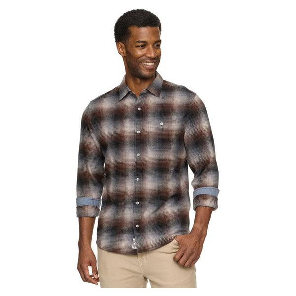 Lyman Ombre Flannel Shirt - Rooster 
