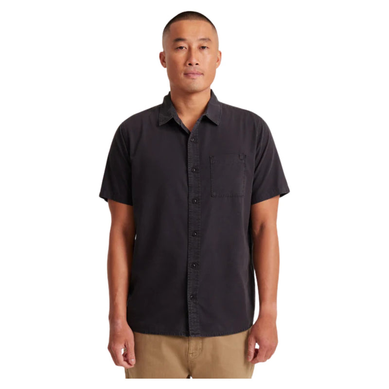 Made to Fade SS Woven – Washed Charcoal