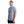 Side view of Roark Made To Fade short sleeve button up shirt in washed slate with faded finish on model– Rooster