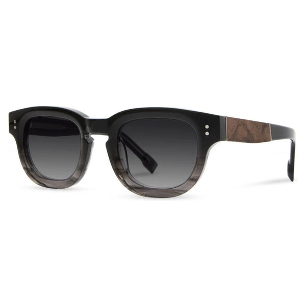 McKay – Black Agate / Elm Burl - Grey Fade Polarized