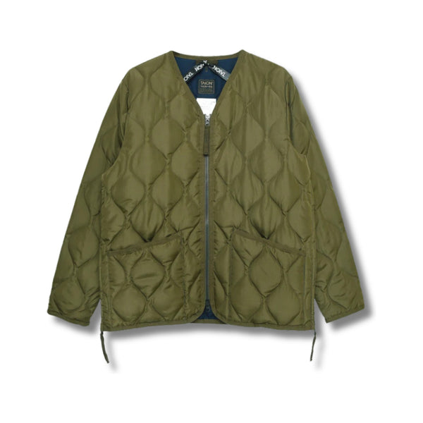 Military W-Zip V-Neck Down Jacket (Hard Shell) - Rooster 