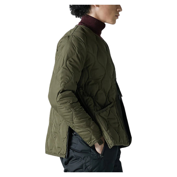 Military W-Zip V-Neck Down Jacket (Hard Shell) - Rooster 