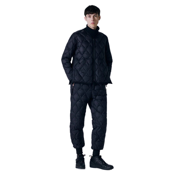 Military W-Zip V-Neck Down Jacket (Soft Shell) - Rooster 